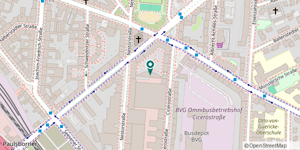 Karte: Standort von Cicerostrasse 16 A GmbH