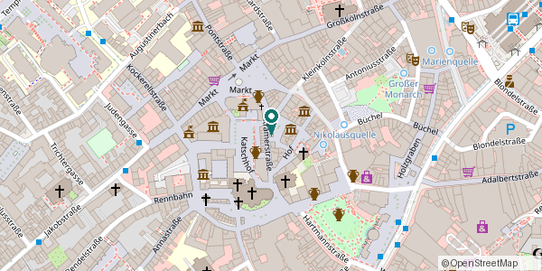 Karte: Standort von Aachener Café Haus GmbH