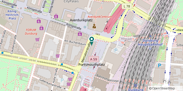 Karte: Standort von Coffeenication Mercator One GmbH