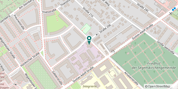 Karte: Standort von SBW Schmerzklinik Berlin GmbH